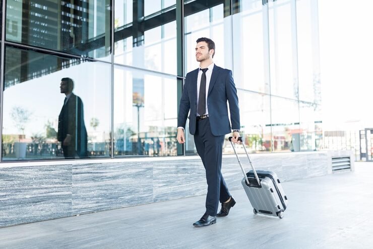 business man travel in dubai